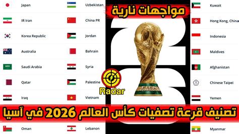 مباريات تصفيات كأس العالم 2026